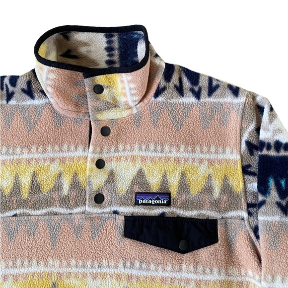 Patagonia synchilla snap-T bandicoot marrow pullover womens size small - Picture 2 of 2